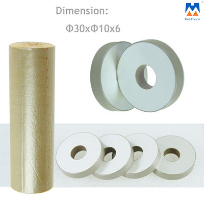 Piezoelektrische keramische Ringe PZT8 30X10X6mm für Ultraschallwandler